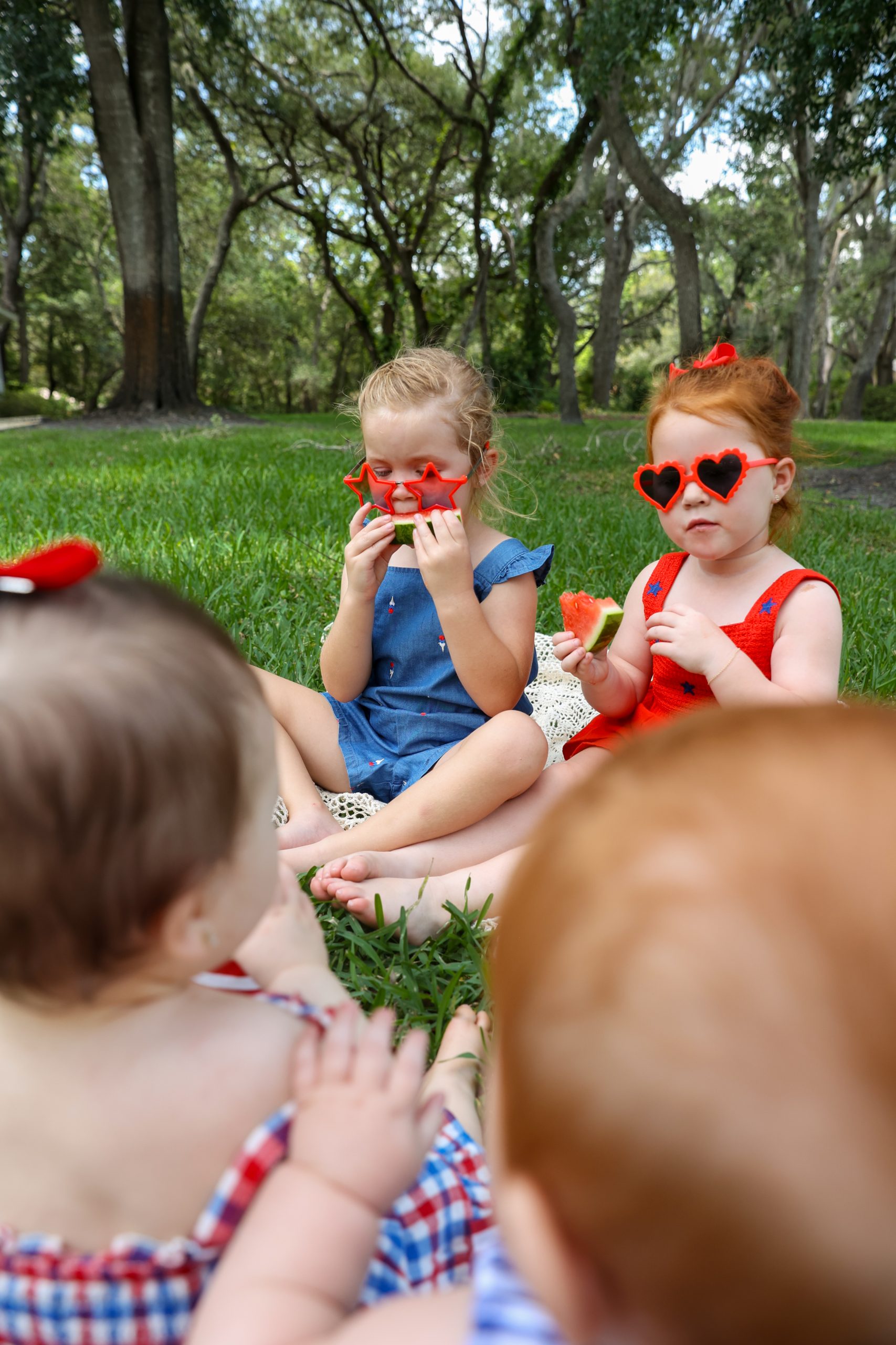 Fourth of July mini session with Watermelon